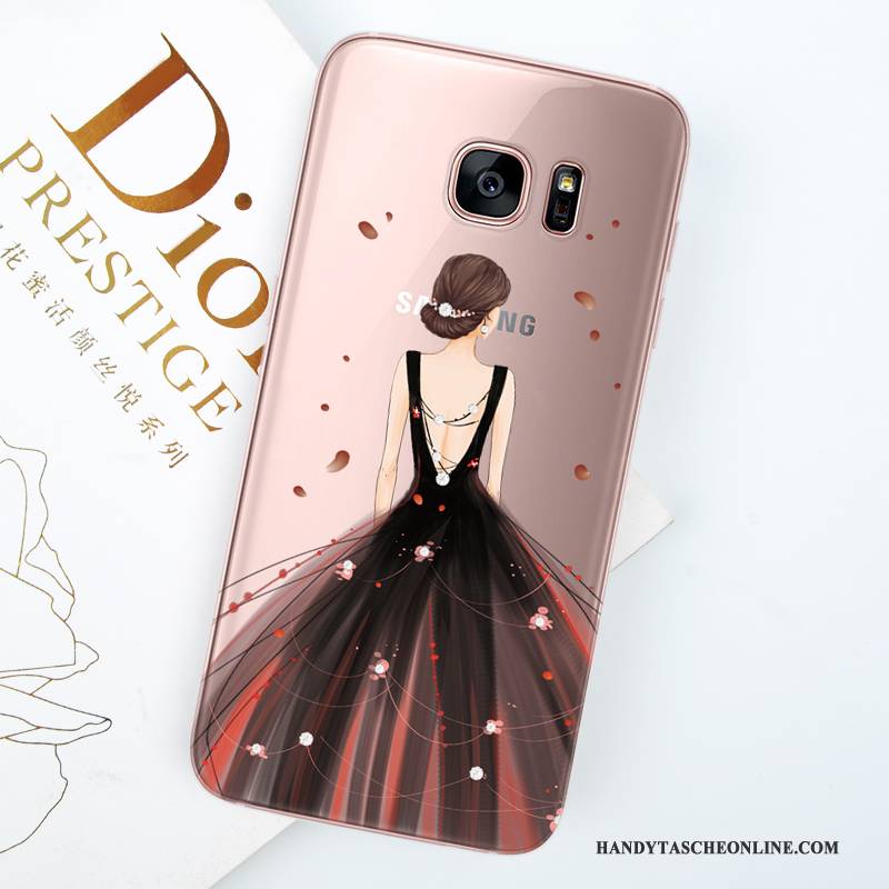 Hülle Samsung Galaxy S8 Taschen Trend Lila, Case Samsung Galaxy S8 Silikon Hängende Verzierungen Handyhüllen