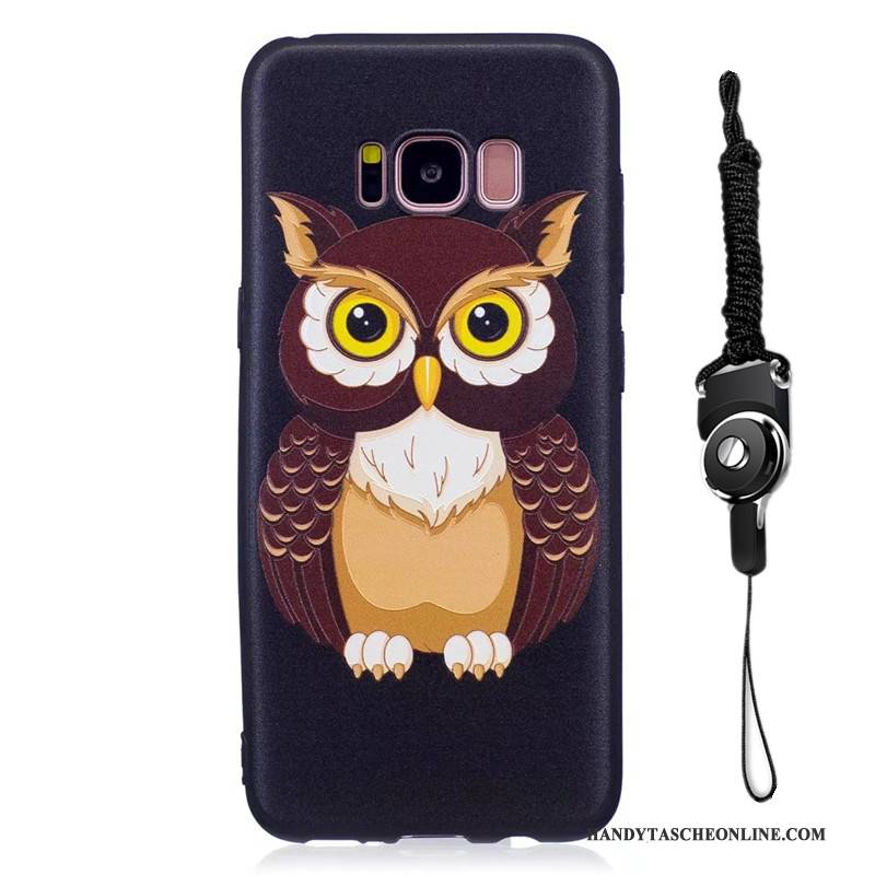 Hülle Samsung Galaxy S8+ Weiche Blau Handyhüllen, Case Samsung Galaxy S8+ Taschen Nubuck