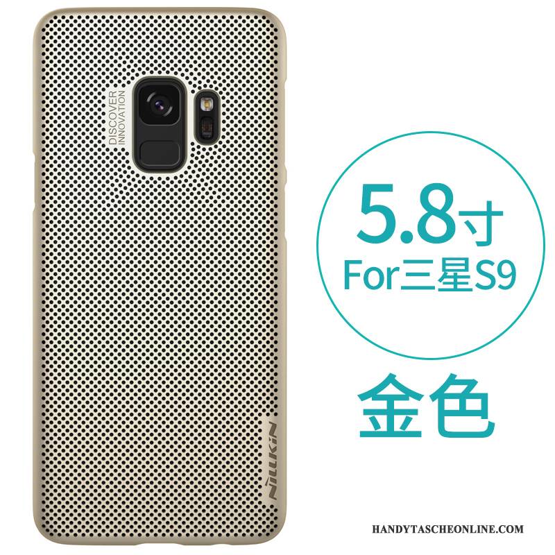 Hülle Samsung Galaxy S9 Schutz Gold Handyhüllen, Case Samsung Galaxy S9 Kühlung Anti-sturz