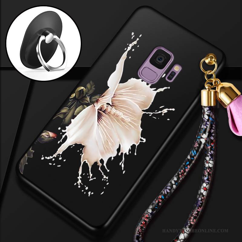Hülle Samsung Galaxy S9 Taschen Anti-sturz Schlank, Case Samsung Galaxy S9 Schutz Schwarz Handyhüllen