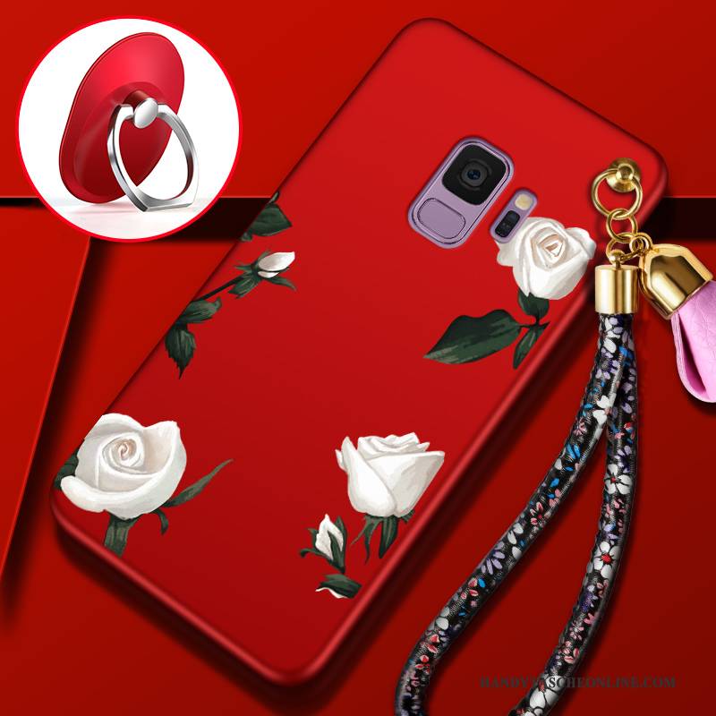 Hülle Samsung Galaxy S9 Taschen Anti-sturz Schlank, Case Samsung Galaxy S9 Schutz Schwarz Handyhüllen