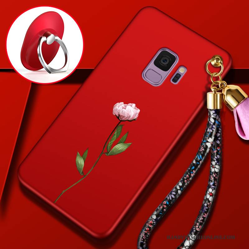 Hülle Samsung Galaxy S9 Taschen Anti-sturz Schlank, Case Samsung Galaxy S9 Schutz Schwarz Handyhüllen