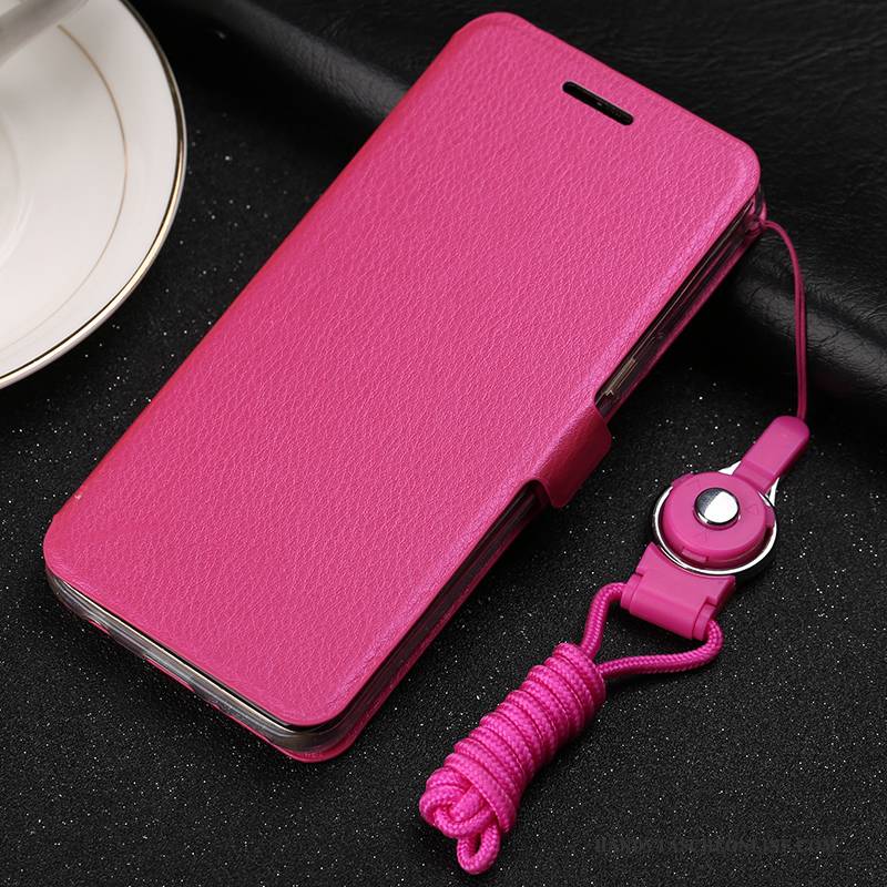 Hülle Samsung Galaxy S9 Taschen Handyhüllen Anti-sturz, Case Samsung Galaxy S9 Folio Rosa