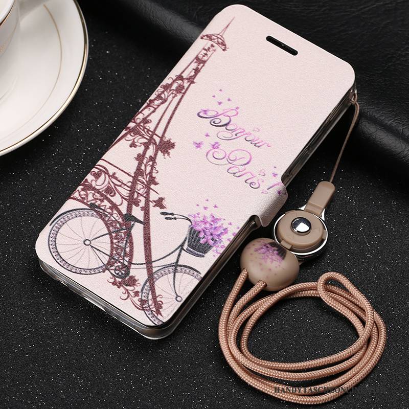 Hülle Samsung Galaxy S9 Taschen Handyhüllen Anti-sturz, Case Samsung Galaxy S9 Folio Rosa