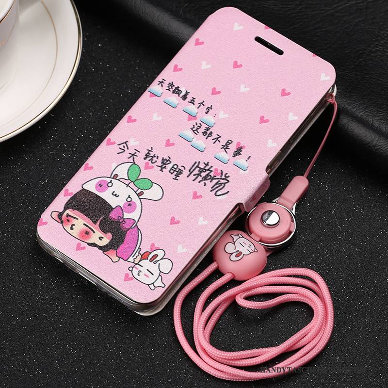 Hülle Samsung Galaxy S9 Taschen Handyhüllen Anti-sturz, Case Samsung Galaxy S9 Folio Rosa