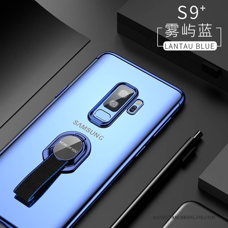 Hülle Samsung Galaxy S9+ Taschen Schlank Persönlichkeit, Case Samsung Galaxy S9+ Kreativ Lila Handyhüllen