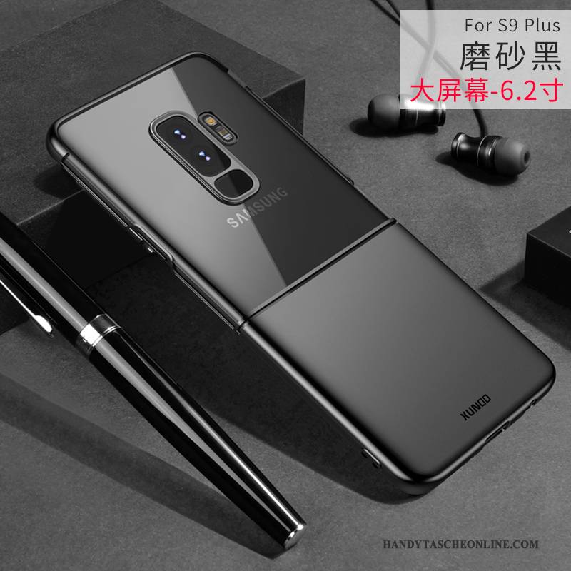 Hülle Samsung Galaxy S9+ Taschen Schwer Handyhüllen, Case Samsung Galaxy S9+ Schutz Rosa Transparent