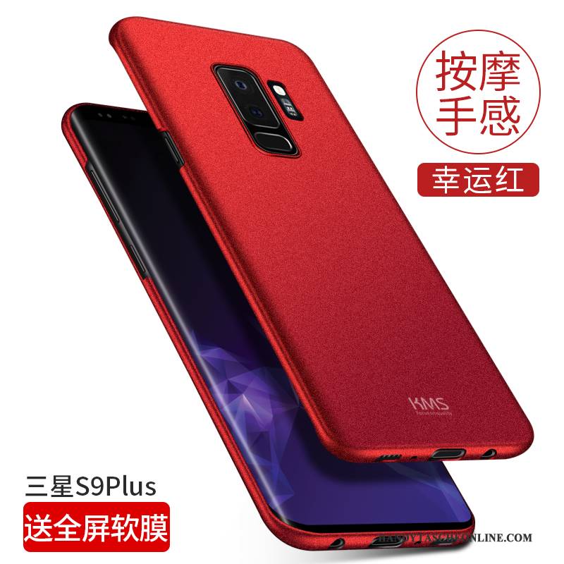 Hülle Samsung Galaxy S9+ Taschen Schwer Schwarz, Case Samsung Galaxy S9+ Schutz Membran Trend