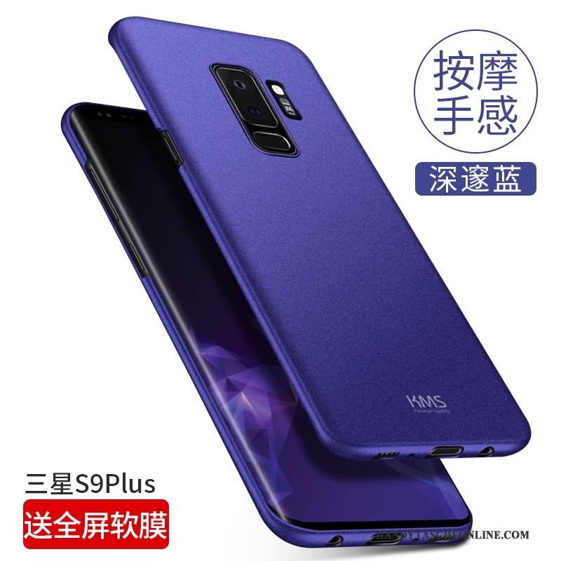 Hülle Samsung Galaxy S9+ Taschen Schwer Schwarz, Case Samsung Galaxy S9+ Schutz Membran Trend