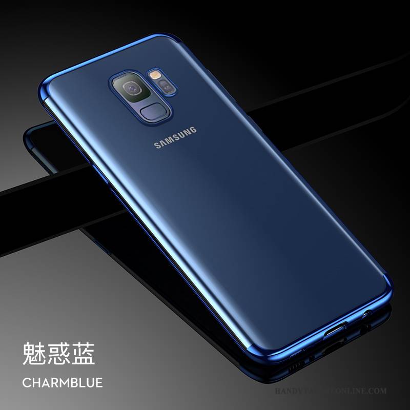 Hülle Samsung Galaxy S9 Weiche Transparent Schwarz, Case Samsung Galaxy S9 Silikon Handyhüllen Ratte
