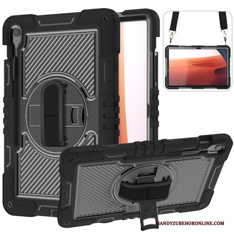 Hülle Samsung Galaxy Tab S10 Fe Plus Ständer Und Schultergurt