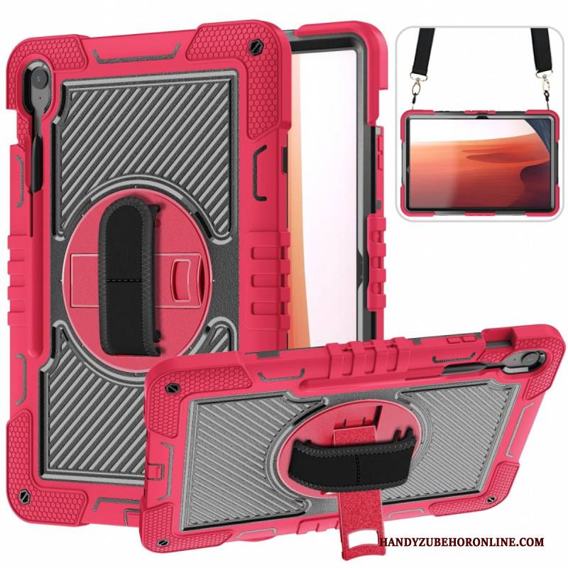 Hülle Samsung Galaxy Tab S10 Fe Plus Ständer Und Schultergurt