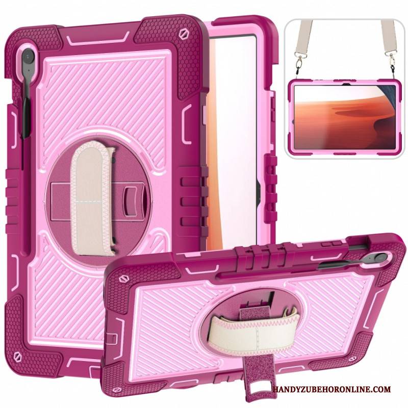 Hülle Samsung Galaxy Tab S10 Fe Plus Ständer Und Schultergurt