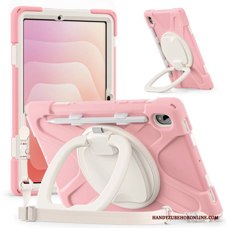 Hülle Samsung Galaxy Tab S11 Dreifacher Schutz Mit Schultergurt Und Ringhalter