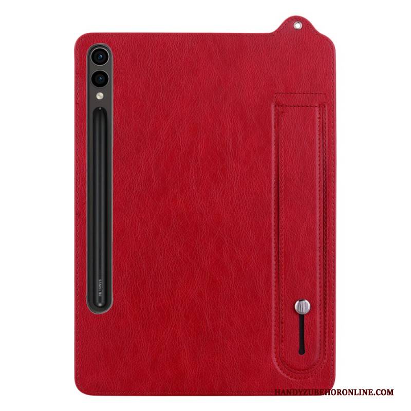 Hülle Samsung Galaxy Tab S11 Ultra Lederoptik Mit Handschlaufe