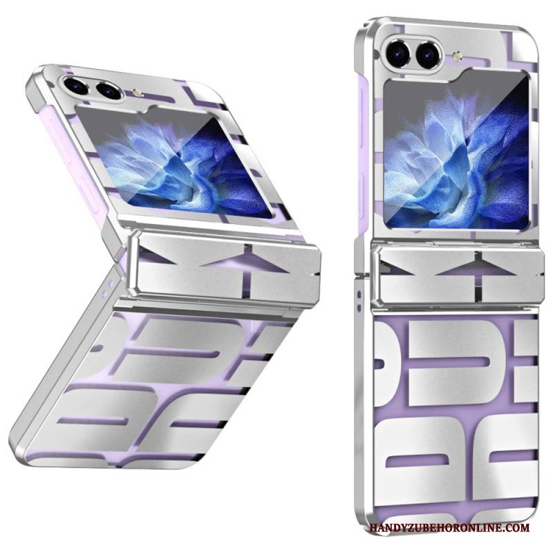 Hülle Samsung Galaxy Z Flip 7 Fe Buchstaben Mit Schutzglasfolie