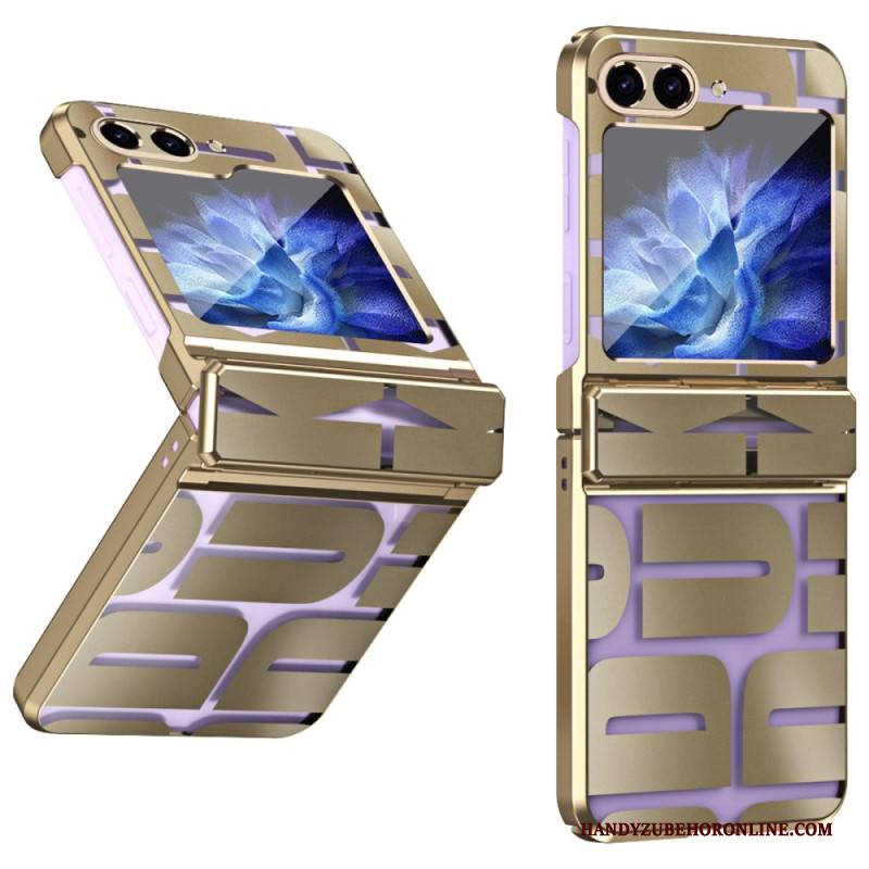 Hülle Samsung Galaxy Z Flip 7 Fe Buchstaben Mit Schutzglasfolie