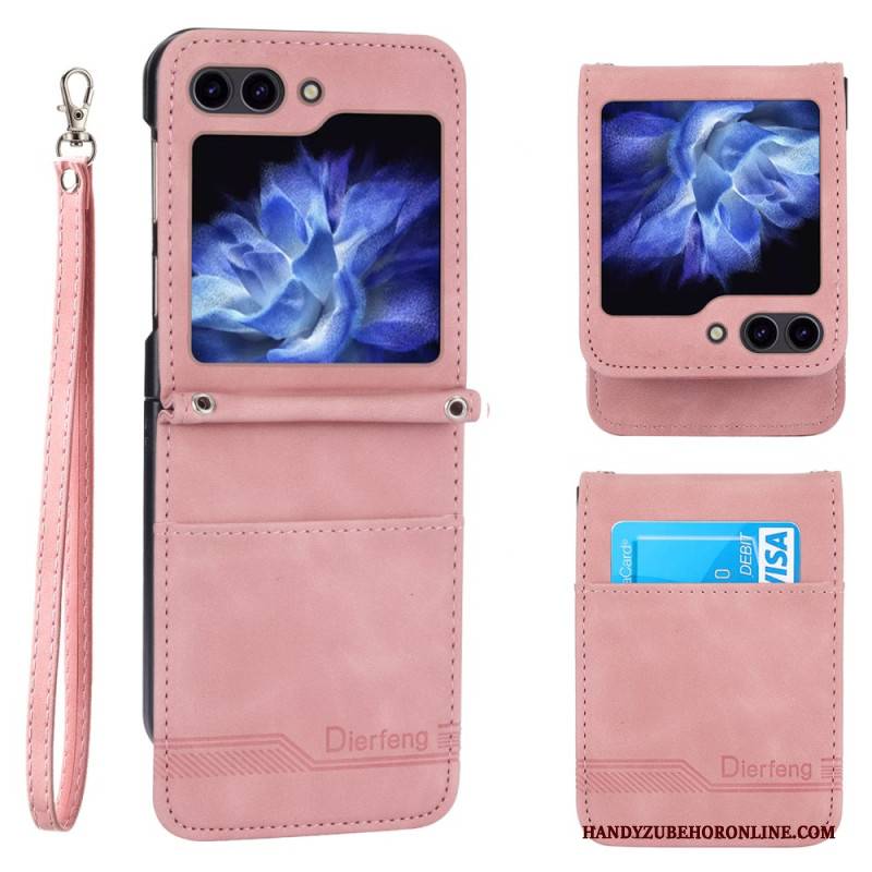 Hülle Samsung Galaxy Z Flip 7 Fe Dierfeng Kartenhalter