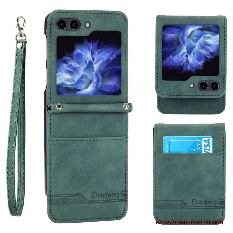 Hülle Samsung Galaxy Z Flip 7 Fe Dierfeng Kartenhalter