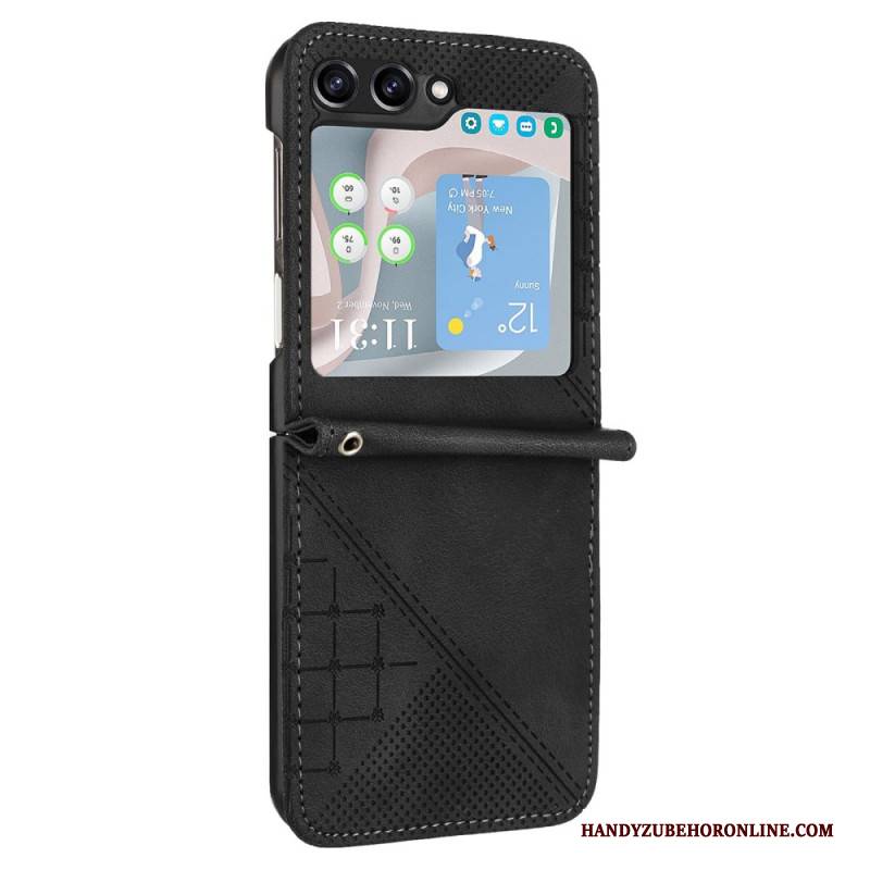 Hülle Samsung Galaxy Z Flip 7 Fe Gemusterte Geldbörse