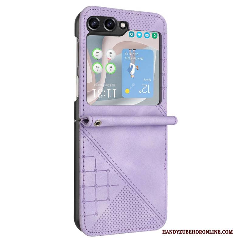 Hülle Samsung Galaxy Z Flip 7 Fe Gemusterte Geldbörse