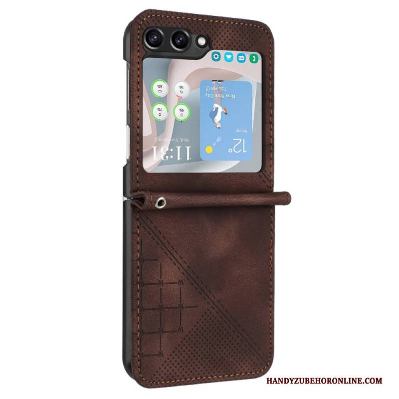 Hülle Samsung Galaxy Z Flip 7 Fe Gemusterte Geldbörse
