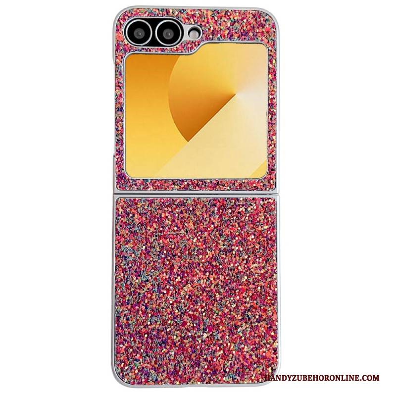 Hülle Samsung Galaxy Z Flip 7 Fe Glitzerdesign