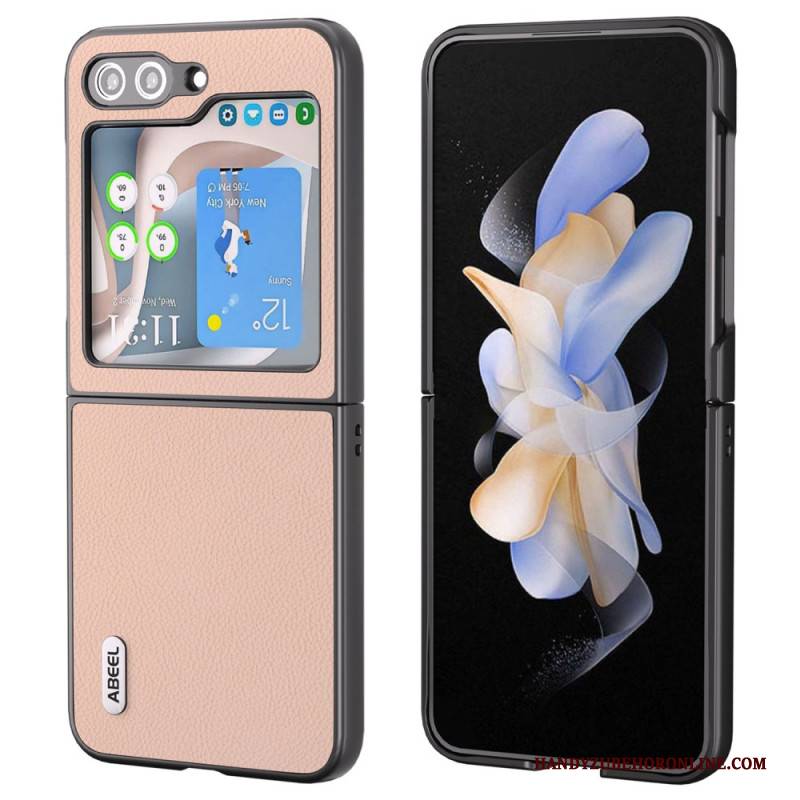 Hülle Samsung Galaxy Z Flip 7 Fe Handyhülle Abeel Lederoptik