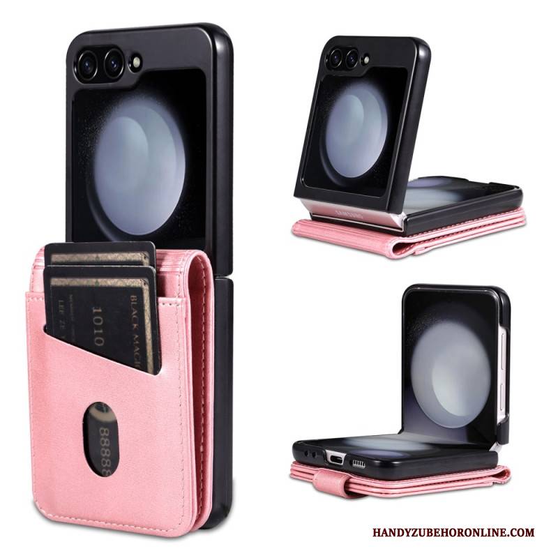 Hülle Samsung Galaxy Z Flip 7 Fe Handyhülle Azns Kartenetui Aus Kunstleder