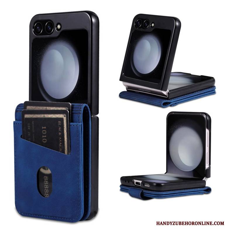 Hülle Samsung Galaxy Z Flip 7 Fe Handyhülle Azns Kartenetui Aus Kunstleder