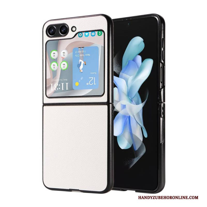 Hülle Samsung Galaxy Z Flip 7 Fe Handyhülle Dezentes Lederdesign