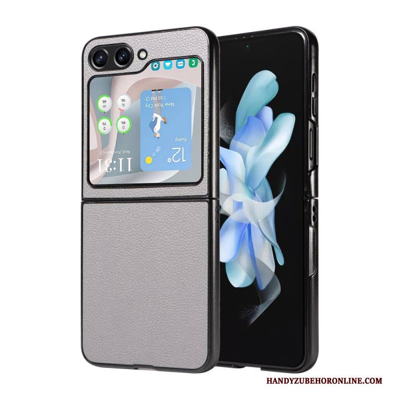 Hülle Samsung Galaxy Z Flip 7 Fe Handyhülle Dezentes Lederdesign