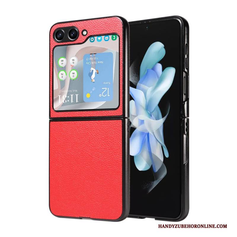 Hülle Samsung Galaxy Z Flip 7 Fe Handyhülle Dezentes Lederdesign