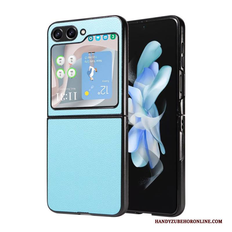 Hülle Samsung Galaxy Z Flip 7 Fe Handyhülle Dezentes Lederdesign