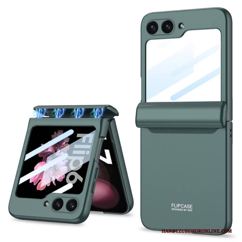 Hülle Samsung Galaxy Z Flip 7 Fe Handyhülle Gkk Magnetscharnier Und Kleine Displayschutzfolie