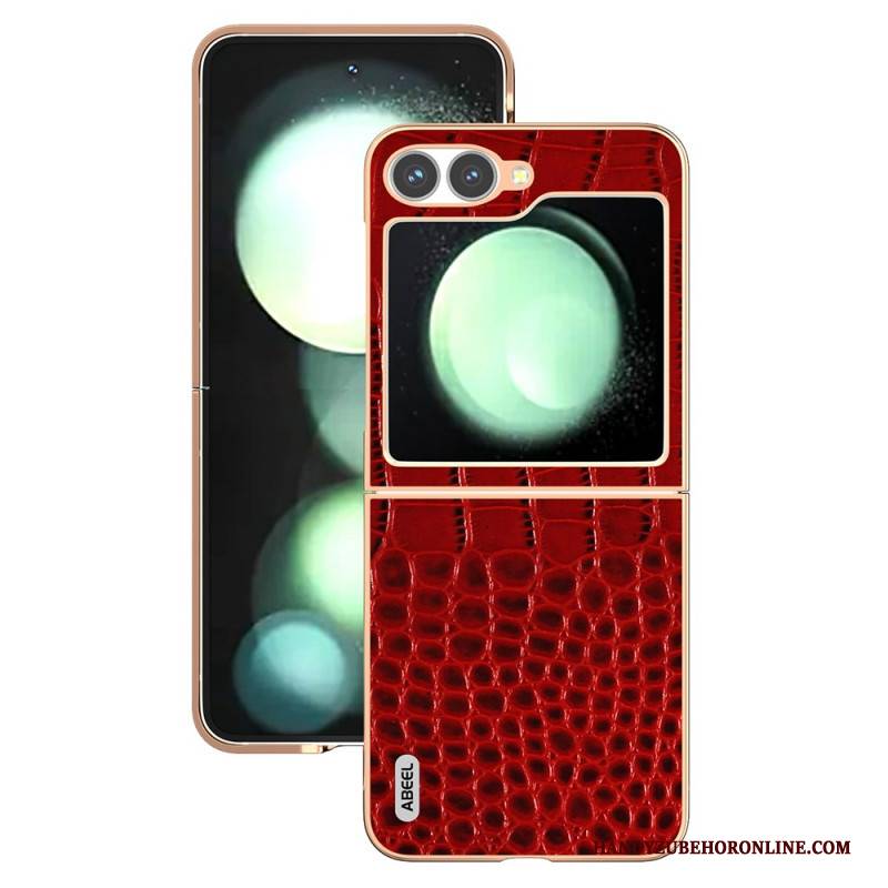 Hülle Samsung Galaxy Z Flip 7 Fe Handyhülle Krokodilstruktur