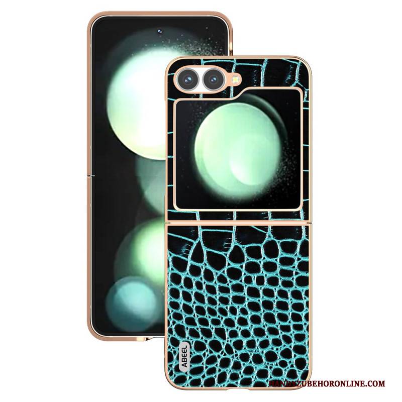 Hülle Samsung Galaxy Z Flip 7 Fe Handyhülle Krokodilstruktur