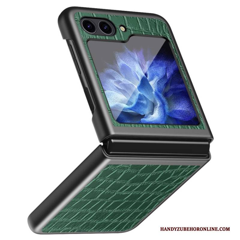 Hülle Samsung Galaxy Z Flip 7 Fe Handyhülle Krokodilstruktur