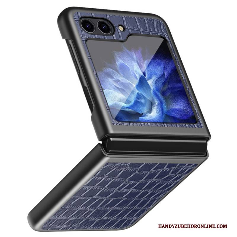 Hülle Samsung Galaxy Z Flip 7 Fe Handyhülle Krokodilstruktur