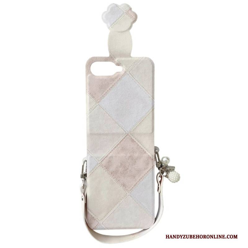 Hülle Samsung Galaxy Z Flip 7 Fe Handyhülle Retro Mit Katzenpfotenverschluss