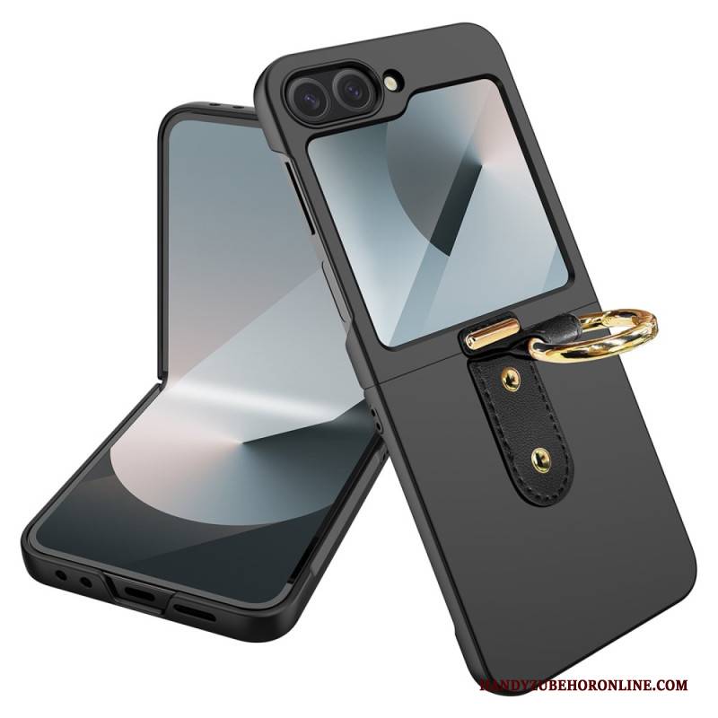 Hülle Samsung Galaxy Z Flip 7 Fe Handyhülle Ringhalter Und Schutzfolie
