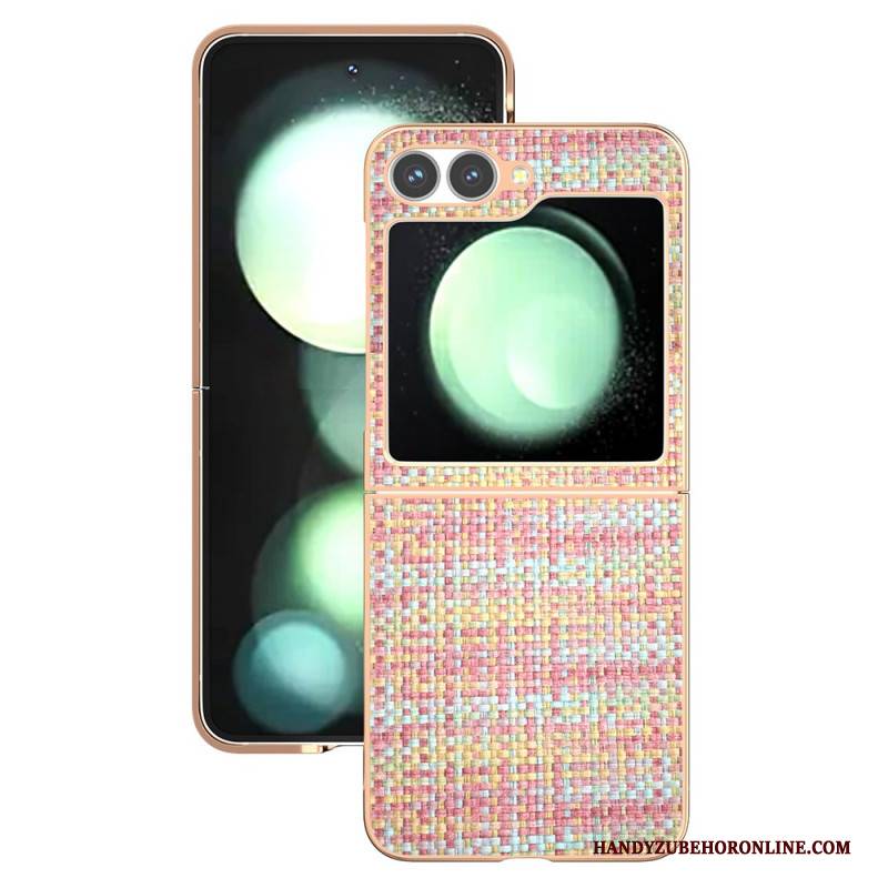 Hülle Samsung Galaxy Z Flip 7 Fe Handyhülle Strukturiertes Kunstleder