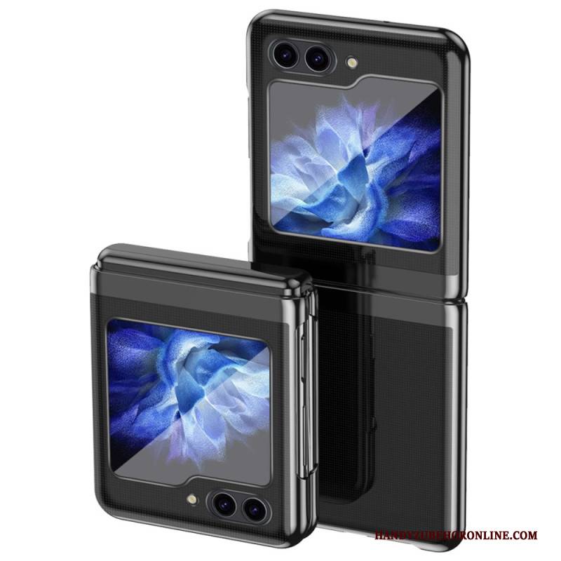 Hülle Samsung Galaxy Z Flip 7 Fe Handyhülle Transparentes Design Und Metallic-effekt