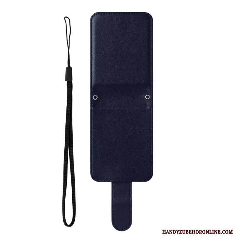 Hülle Samsung Galaxy Z Flip 7 Fe Kartenhalter In Lederoptik