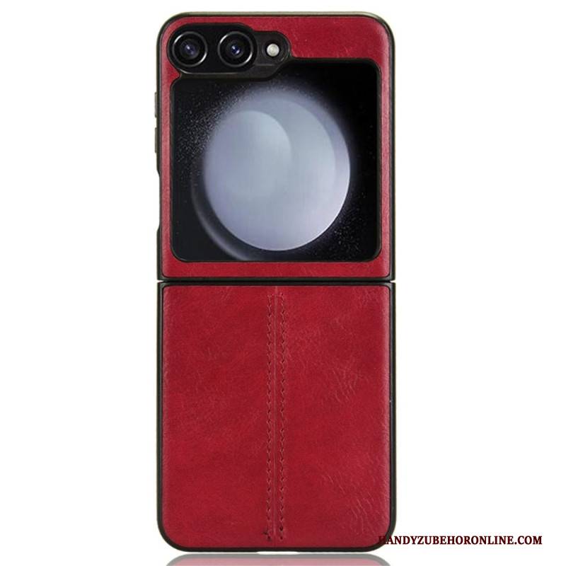 Hülle Samsung Galaxy Z Flip 7 Fe Kunstleder-nähte