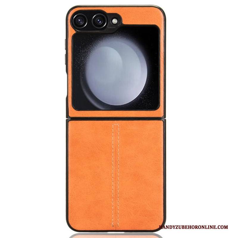 Hülle Samsung Galaxy Z Flip 7 Fe Kunstleder-nähte