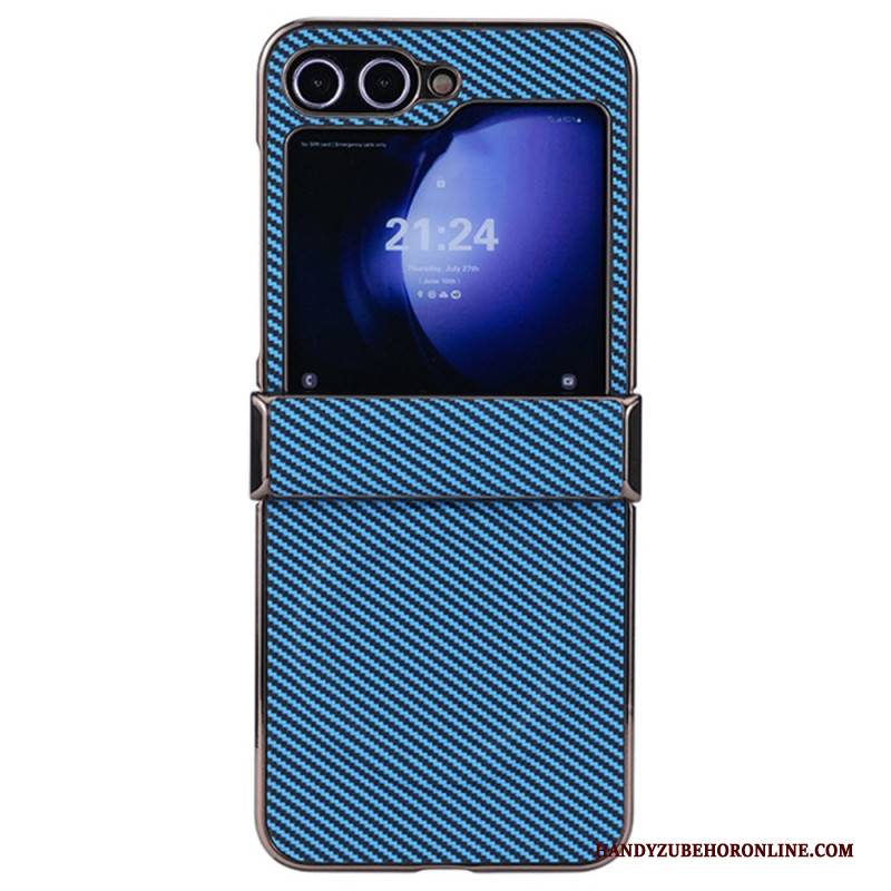 Hülle Samsung Galaxy Z Flip 7 Fe Magnetische Carbonfaser-textur