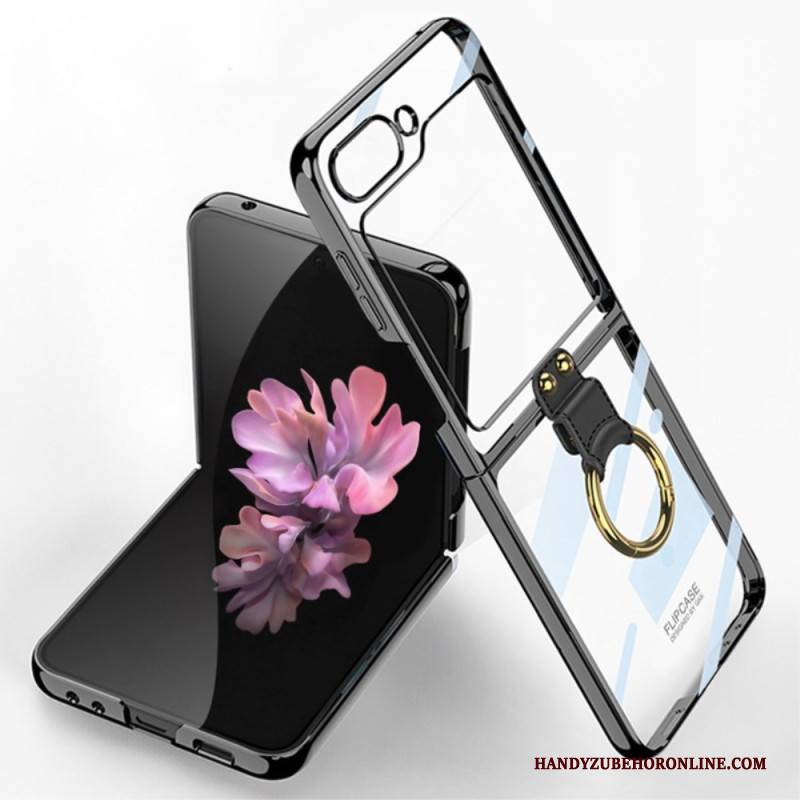 Hülle Samsung Galaxy Z Flip 7 Fe Ringhalter Und Displayschutzfolie