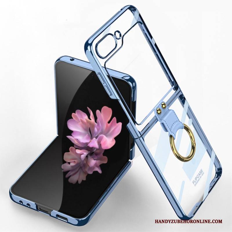 Hülle Samsung Galaxy Z Flip 7 Fe Ringhalter Und Displayschutzfolie