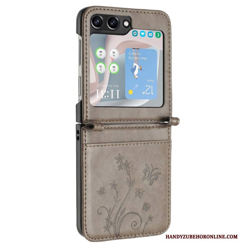 Hülle Samsung Galaxy Z Flip 7 Fe Schmetterlinge Und Blumen